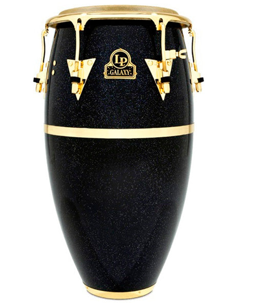Conga Tumbadora LP Galaxy 12-1/2″ Fibra de Vidrio, Negro
