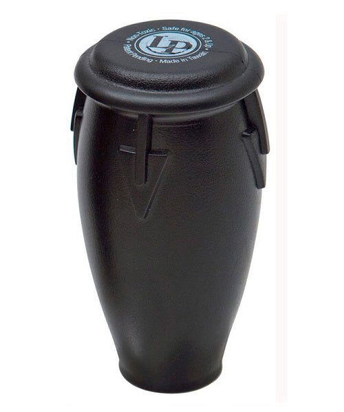Maraca LP Rhythmix forma de Conga, Plástico Negro
