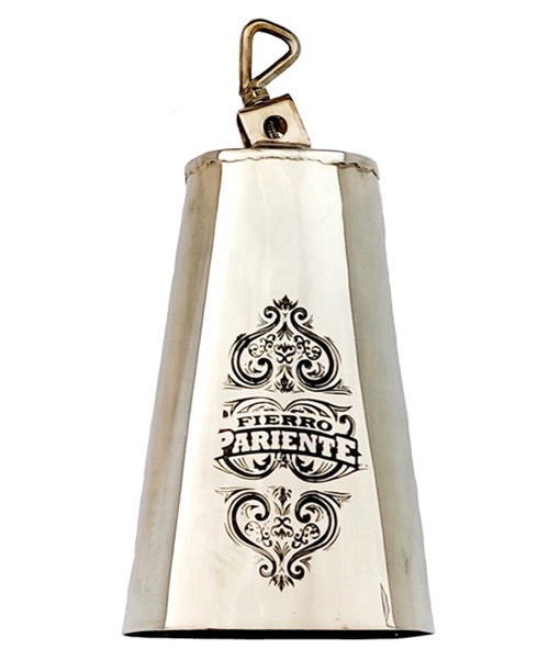 Cencerro POWER BEAT Fierro Pariente, 21 cm. Dorado