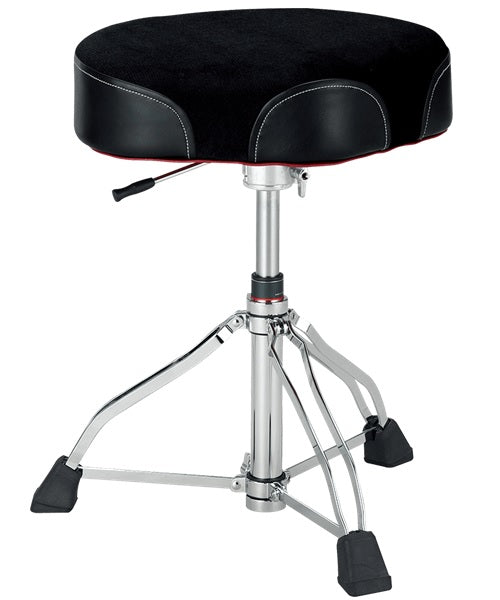Banco TAMA 1st Chair Ergo-Rider HYDRAULIX para Batería, Tela Negra