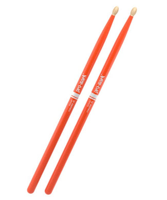 Promark Baquetas Classic TX5BW-ORANGE Forward 5B Hickory Anaranjado Punta de Madera