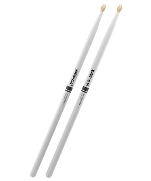 Promark Baquetas Classic TX5AW-WHITE Forward 5A Hickory Blanco Punta de Madera