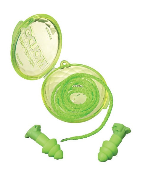 Moldex Tapones "Dual" 6770 para Oídos, Verde con Estuche, 4/24DB