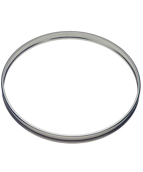 Aro POWER BEAT para Bombo 22” de Acero Inoxidable Cromado