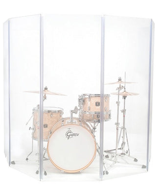 Gibraltar Paneles Acrílico GDS-5 para Batería/Percusiones, 1.68 m altura x 61cm ancho