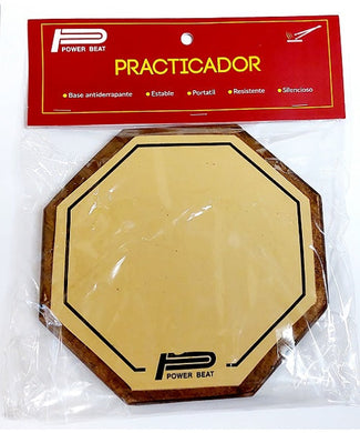 Powerbeat Practicador PBP-G Madera con Goma, Grande