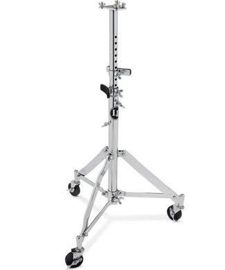 Latin Percussion Atril LP290B para Conga Doble Ajustable con Ruedas