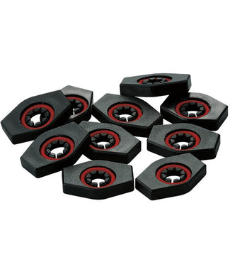Tama Seguros TTL10 para Tornillos Plástico, 10pzas