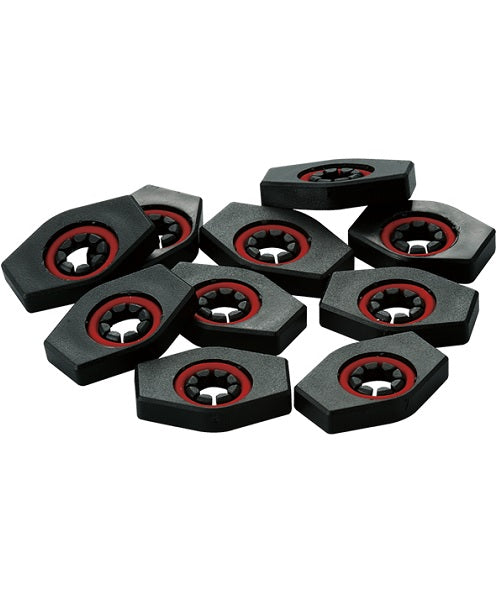 Tama Seguros TTL10 para Tornillos Plástico, 10pzas