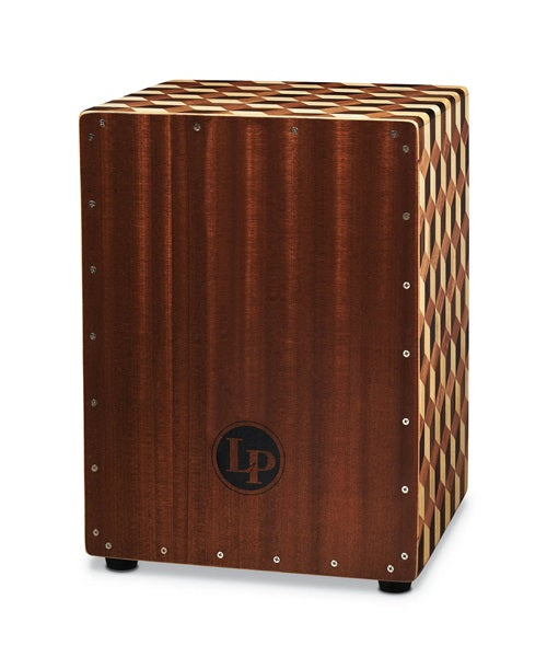 Cajon Musical LP “3D Cube” Roble Siam + Lila India con Funda