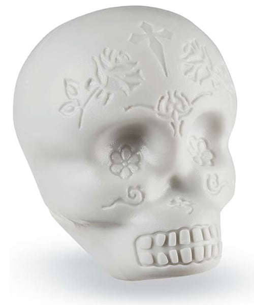 Efecto Shaker Latin Percussion Forma de Calavera Plastico Fosforescente