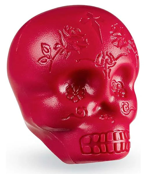 Efecto Shaker Latin Percussion Forma de Calavera Plastico Rojo