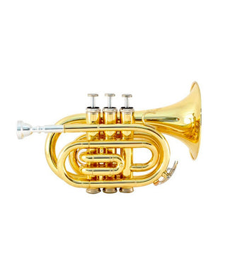 Blessing Trompeta Pocket Si Bemol Laqueada Con Estuche 6500L-1