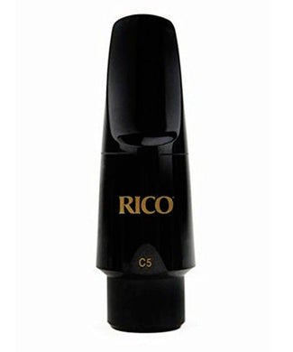 Rico Royal Boquilla Para Saxofón Alto C5 Mediano RRGMPCASXC5 Graftonite