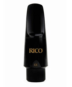 Rico Royal Boquilla Para Saxofón Alto C5 Mediano RRGMPCASXC5 Graftonite