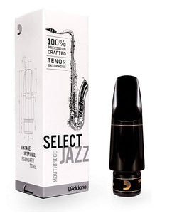 D'Addario Woodwinds Boquilla Select Jazz "D6M" Saxofón Tenor, MKS-D6M