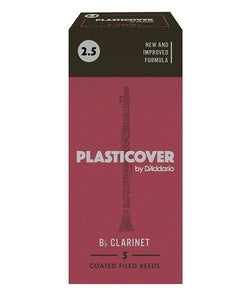 D'Addario Woodwinds (Rico) Cañas Plasticover para Clarinete Si Bemol 2 1/2, RRP05BCL250(5), Caja con 5 Pzas