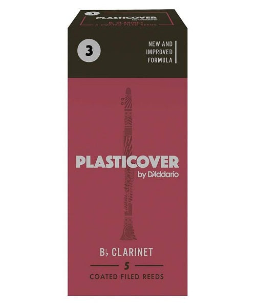 D'Addario Woodwinds (Rico) Cañas Plasticover para Clarinete Si Bemol 3, RRP05BCL300(5), Caja con 5 Pzas