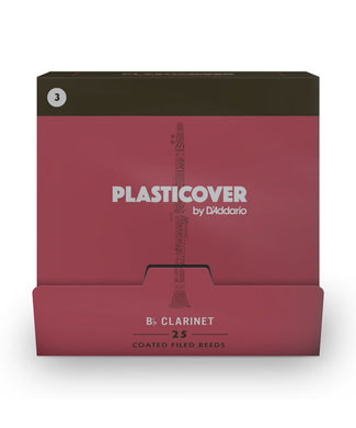 D'Addario Woodwinds (Rico) Cañas Plasticover para Clarinete Si Bemol 3, RRPBCL300-B25(25), Caja con 25 Pzas