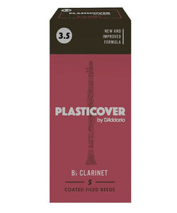 D'Addario Woodwinds (Rico) Cañas Plasticover para Clarinete Si Bemol 3 1/2, RRP05BCL350(5), Caja con 5 Pzas