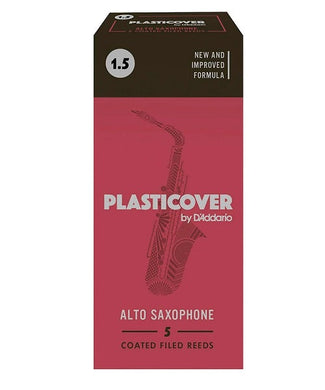 D'Addario Woodwinds (Rico) Cañas Plasticover para Saxofón Alto 1 1/2, RRP05ASX150(5), Caja con 5 Pzas