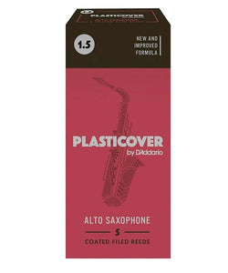 D'Addario Woodwinds (Rico) Cañas Plasticover para Saxofón Alto 1 1/2, RRP05ASX150(5), Caja con 5 Pzas