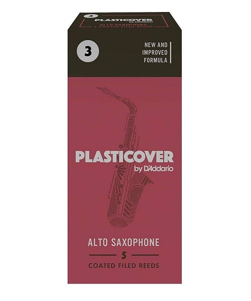 D'Addario Woodwinds (Rico) Cañas Plasticover para Saxofón Alto 3, RRP05ASX300(5), Caja con 5 Pzas