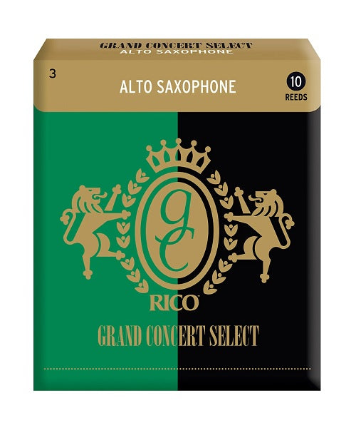 Caña D'Addario "Grand Concert Select" RGC10ASX300(10) para Saxofón Alto-Caja de 10 Piezas