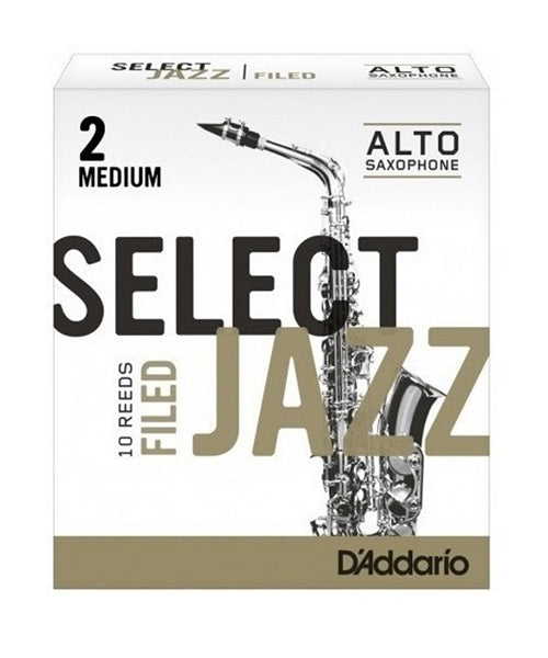 Cañas D'Addario Select Jazz 2M para Saxofón Alto - Caja de 10