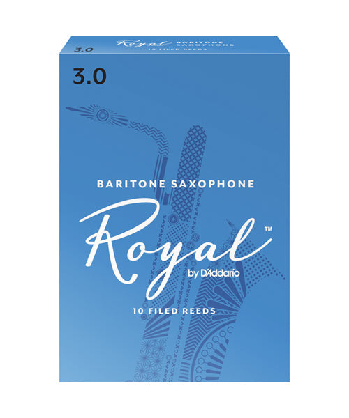 Caña D'Addario "Royal" RLB1030(10) para Saxofón Barítono 3-Caja de 10 Piezas