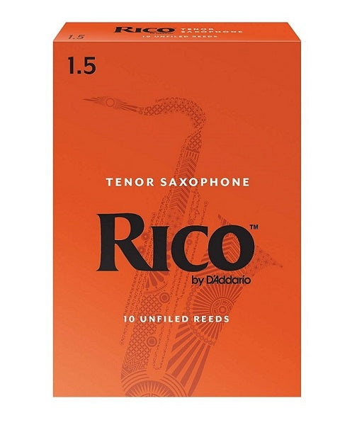 Caña D'Addario "Rico" RKA1015(10) para Saxofón Tenor 1 1/2-Caja de 10 Piezas