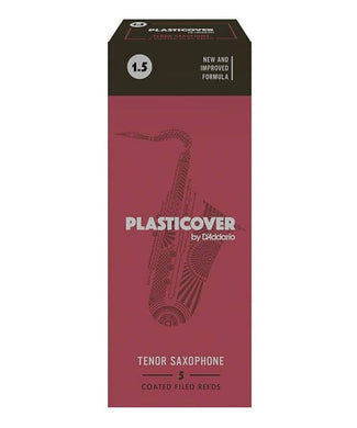 D'Addario Woodwinds (Rico) Cañas Plasticover para Saxofón Tenor 1 1/2, RRP05TSX150(5), Caja con 5 Pzas