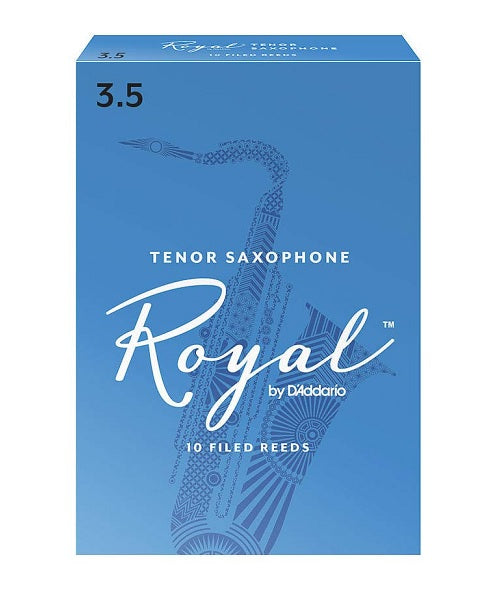 Caña D'Addario "Royal" RKB1035(10) para Saxofón Tenor 3 1/2-Caja de 10 Piezas
