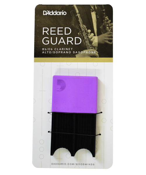 Portacañas D'Addario DRGRD4ACPU para 4 cañas de Clarinete y Saxofón - Purpura