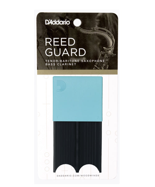 Portacañas D'Addario DRGRD4TBBL para 4 Cañas de Clarinete Bajo y Saxofón Tenor/Baritono - Azul