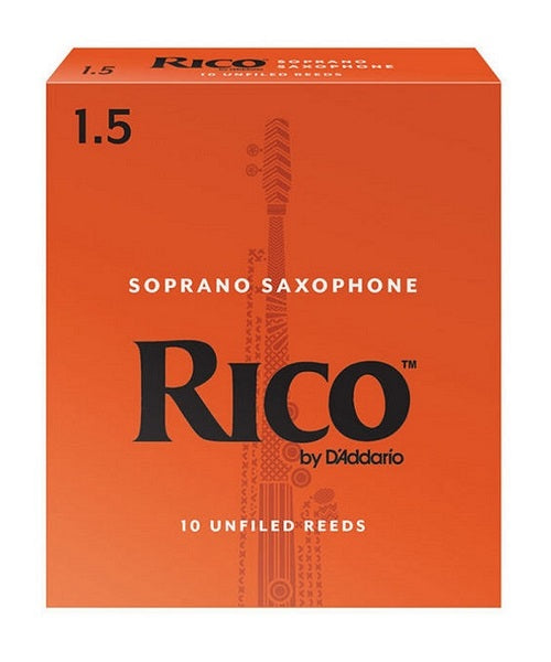 Caña D'Addario "Rico" RIA1015(10) para Saxofón Soprano 1 1/2-Caja de 10 Piezas