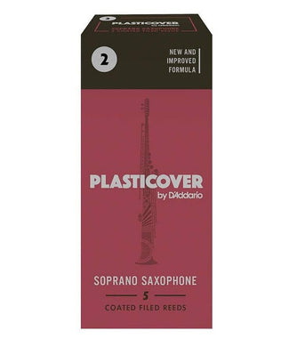 D'Addario Woodwinds (Rico) Cañas Plasticover para Saxofón Soprano 2, RRP05SSX200(5), Caja con 5 Pzas