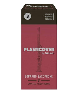 D'Addario Woodwinds (Rico) Cañas Plasticover para Saxofón Soprano 3, RRP05SSX300(5), Caja con 5 Pzas