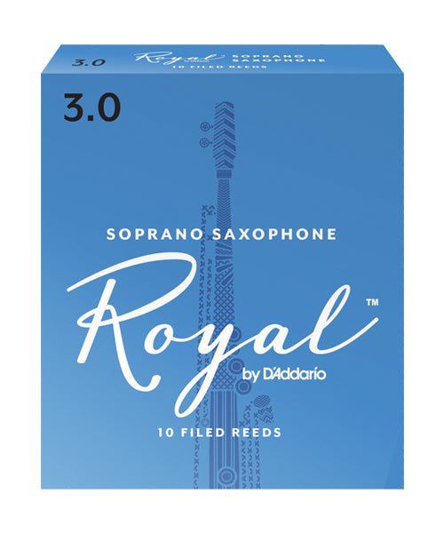 Caña D'Addario "Royal" RIB1030(10) para Saxofón Soprano 3-Caja de 10 Piezas