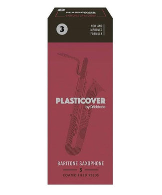 D'Addario Woodwinds (Rico) Cañas Plasticover para Saxofón Barítono 3, RRP05BSX300(5), Caja con 5 Pzas