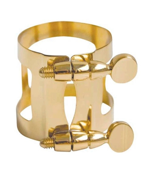 Abrazadera Jupiter 73-M0006GL para Boquilla de Saxofón Barítono-Dorada