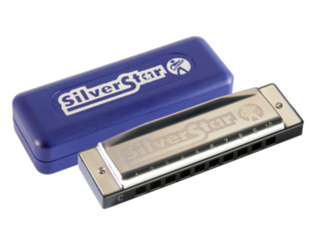Hohner Armónica Diatónica Si Bemol M5041167 Silver Star