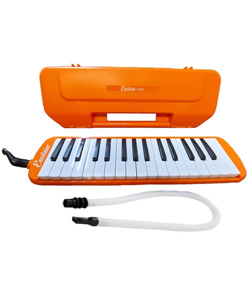 Melódica Excelsior 32 Teclas Anaranjada con Estuche