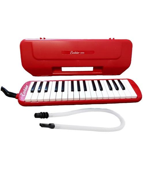 Melódica Excelsior 32 Teclas Roja con Estuche