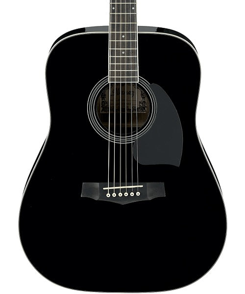 Ibanez Guitarra Acústica Negra PF15-BK, Serie Performance