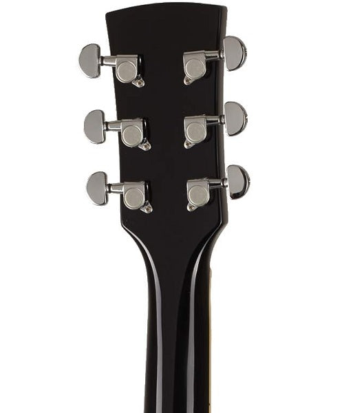 Ibanez Guitarra Acústica Negra PF15-BK, Serie Performance