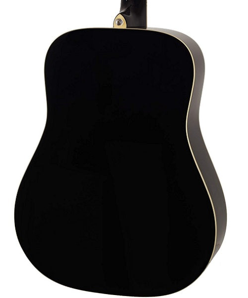 Ibanez Guitarra Acústica Negra PF15-BK, Serie Performance