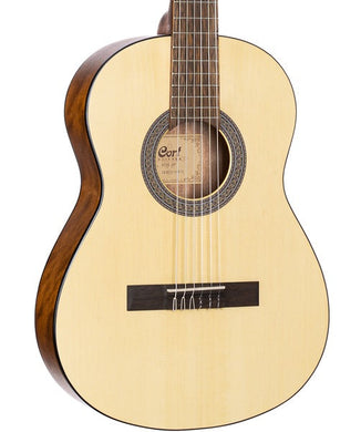 Cort Guitarra Acústica Natural Mate AC70 OP con Funda, Serie Classic 3/4