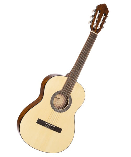 Cort Guitarra Acústica Natural Mate AC70 OP con Funda, Serie Classic 3/4