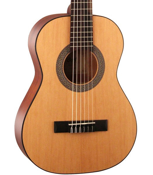 Guitarra Clásica Cort Classic Mini AC50 OP Natural Mate con Funda